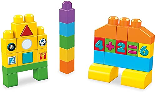 MEGA Bloks FVJ49 - Bausteintasche, 150 Teile, Bunt, Spielzeug ab 1 Jahr – Bild 5