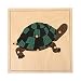 Montessori Nature Materials Turtle Puzzle for Early Preschool Learning Toy