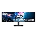SAMSUNG 49” Odyssey G9 Series DQHD 1000R Curved Gaming Monitor, 1ms(GtG), VESA DisplayHDR 1000, 240Hz, AMD FreeSync Premium Pro, Height Adjustable Stand, Ultrawide Screen, LS49CG954ENXZA, 2024