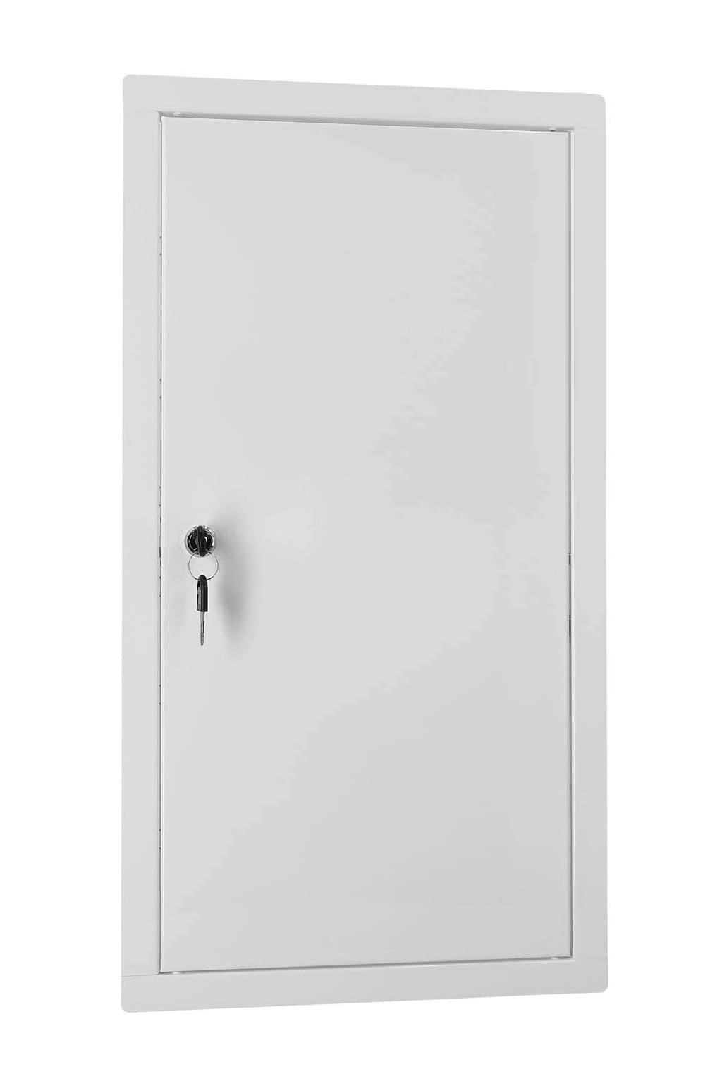 Metal Access Panel 300mm x 600mm with Lock, White Steel Inspection Door