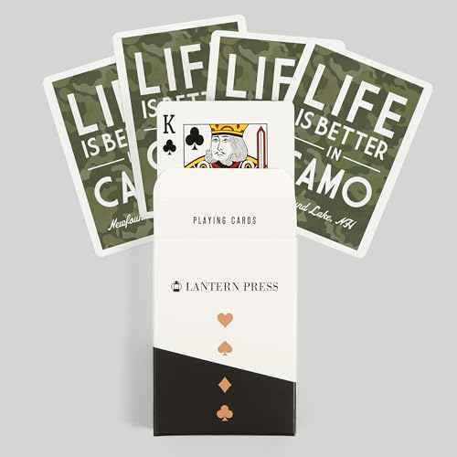 Baraja de Poker Lantern Press 52 Cartas Tamaño Poker miniatura 6