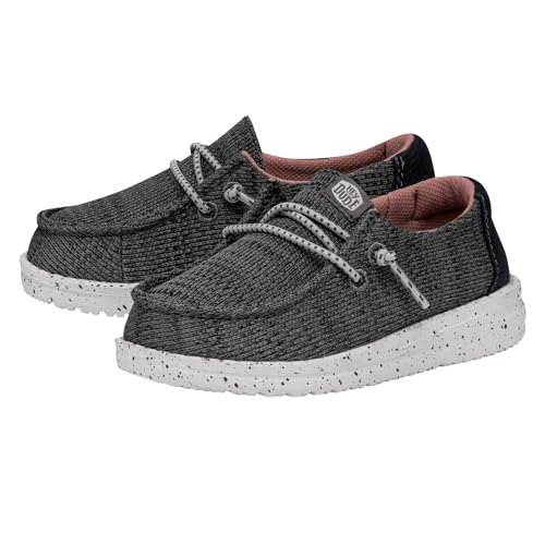 Image of HEYDUDE Wendy Sport Mesh Loafers for Kids Girls - Textile Upper - Two-Eyelet Lace Closure - Slip-on Style