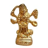 Brass Maa Maha Kali On Shiva Statue Hindu Idol Murti Sculpture Powerful Spiritual Goddess Brass Mahakali Devi Murti for Home Temple Kalkaji Spiritual Puja Vastu India Kali Sacred 2.25