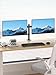 Suptek Dual Monitor Desk Mount, Adjustable Dual Monitor Arm for 2 Computer Screens up to 27 inch, Dual Gas Spring Monitor Arm, Holds up to 22 lbs Each, VESA 75x75/100x100 mm, Black (MD9442)