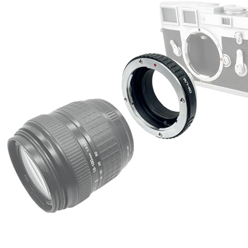 Adaptador OM a LM Olympus para cámaras Leica M7 M8 M9 y compatible con Techart