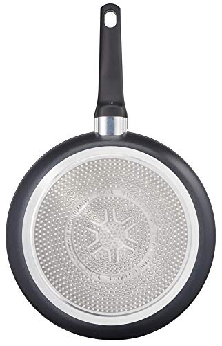 Tefal G10704 So Tough Padella, Alluminio, Nero
