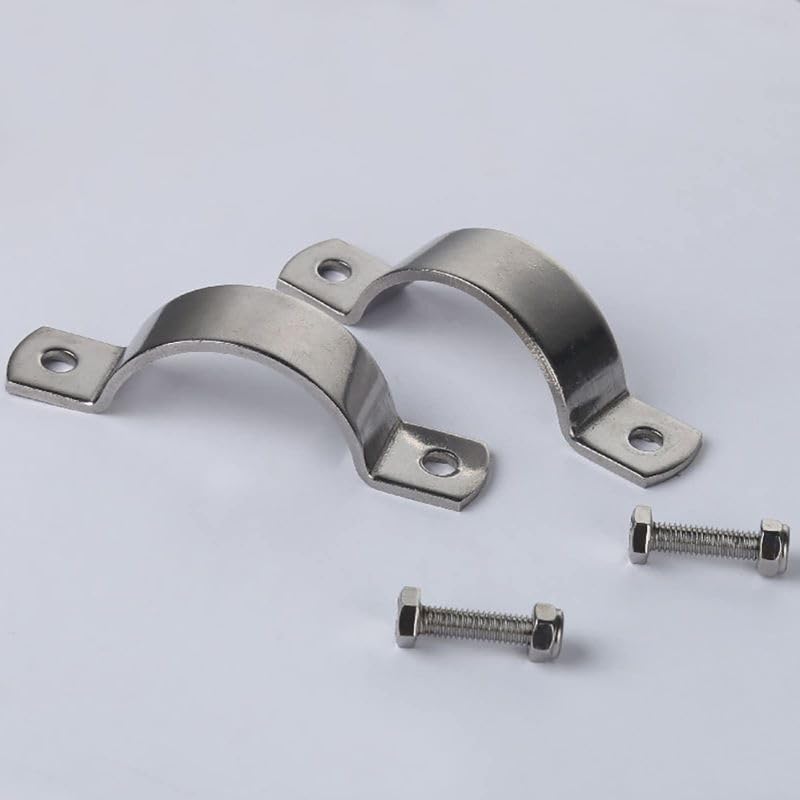 Staffa for morsetto for tubi in acciaio inossidabile 304 2 pezzi Gancio ad anello diviso 25-133 mm(70-76mm)
