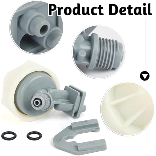 Ensamble de boquilla y venturi para ablandador de agua miniatura 3