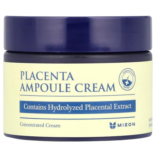 MIZON Placenta Ampoule Crème 50 ml réparatrice pour atténuer les imperfections de la peau
