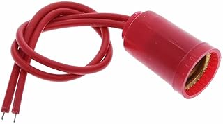 E10 lamp Holder with Wire Small lampholder e10 Base Teaching Instrument Experiment Wire Length 12cm Base E10 lampholder