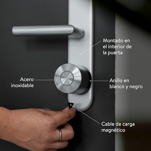 Nuki Smart Lock Ultra, cerradura electrónica von Bluetooth, WiFi & Matter, Integración sencilla en el Smart Home, Abrir la puerta con acceso remoto, con 3 modos de bloqueo diferentes - imagen 2