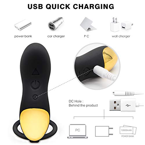 Adulto Masculino Controle Remoto Agitando Massager Thrusting Butt Plug Set Impressionante Presente M