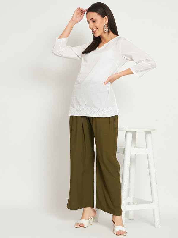 Image of Soft Colors Women Regular Fit Pocket Palazzo