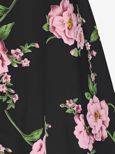Image of Rosegal Plus Size Women Cottagecore 2PC Floral Sundress Set | Flutter Sleeves Twisted Crop Top, Cottagecore Floral Cami Dress, Vintage Midi Dress Set, Sleeveless Midi Dress