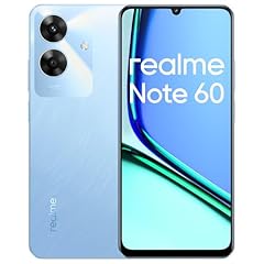 realme Note 60 Smartphone Android, 4G Telefono Cellulare Dual SIM, 90Hz Display LCD da 6.74", 4GB RAM 128GB ROM, Batteria da 5000 mAh, 32MP Fotocamera chiara, Blu, senza Adattatore