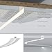 Spotless Plaster in Recessed Flexible Drywall LED Channel Fully Bendable LED Aluminum Profile Track for Custom LED Strip Lighting Solutions, 3.28ft x 3 Pcs (P5615 Inside width 12.5mm/0.5