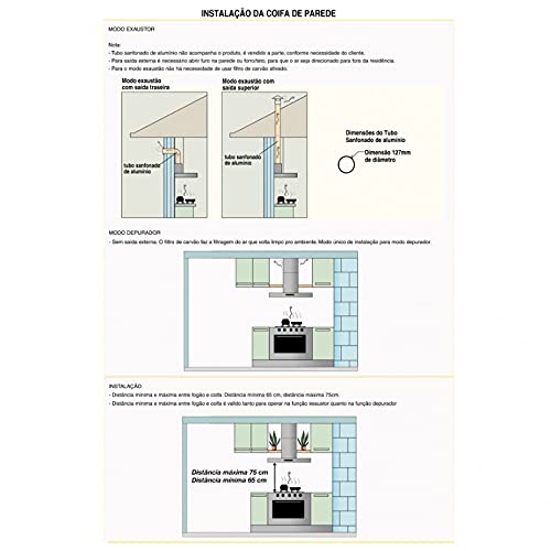 Coifa Nardelli Vidro Curvo Duto Slim, 127 V, New Order, 50011030, Inox, 90 cm