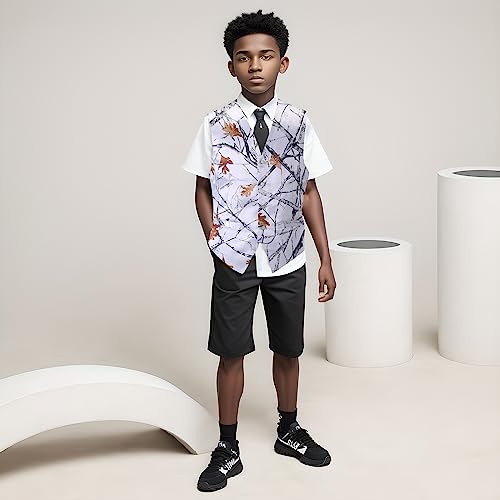 Camo Vest For Boys Camouflage Boy Wedding Dress Vest Clothes For Hunting Fishing3