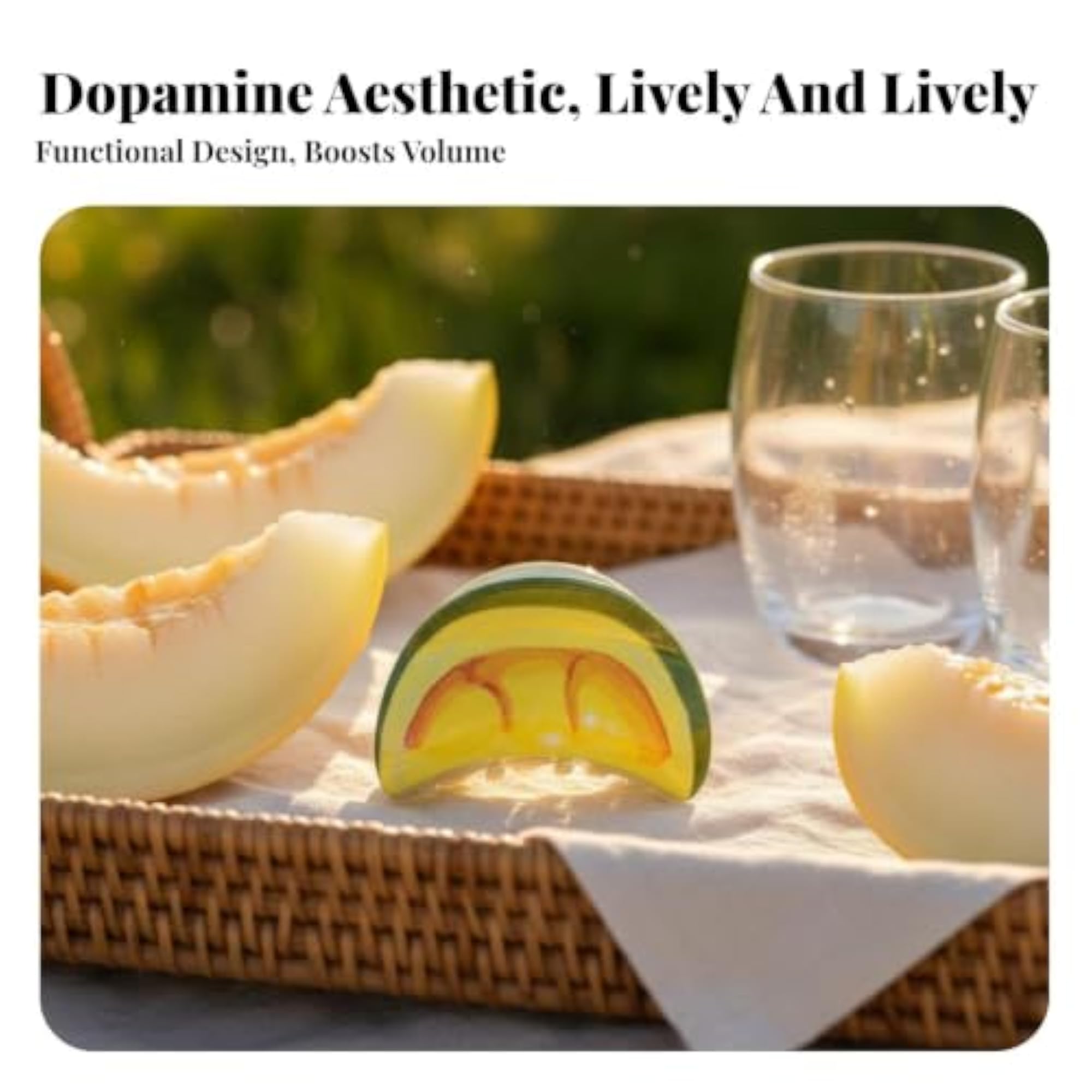 Fruit Hair Clasp Charming Design Cute Fruit Jaw Clip