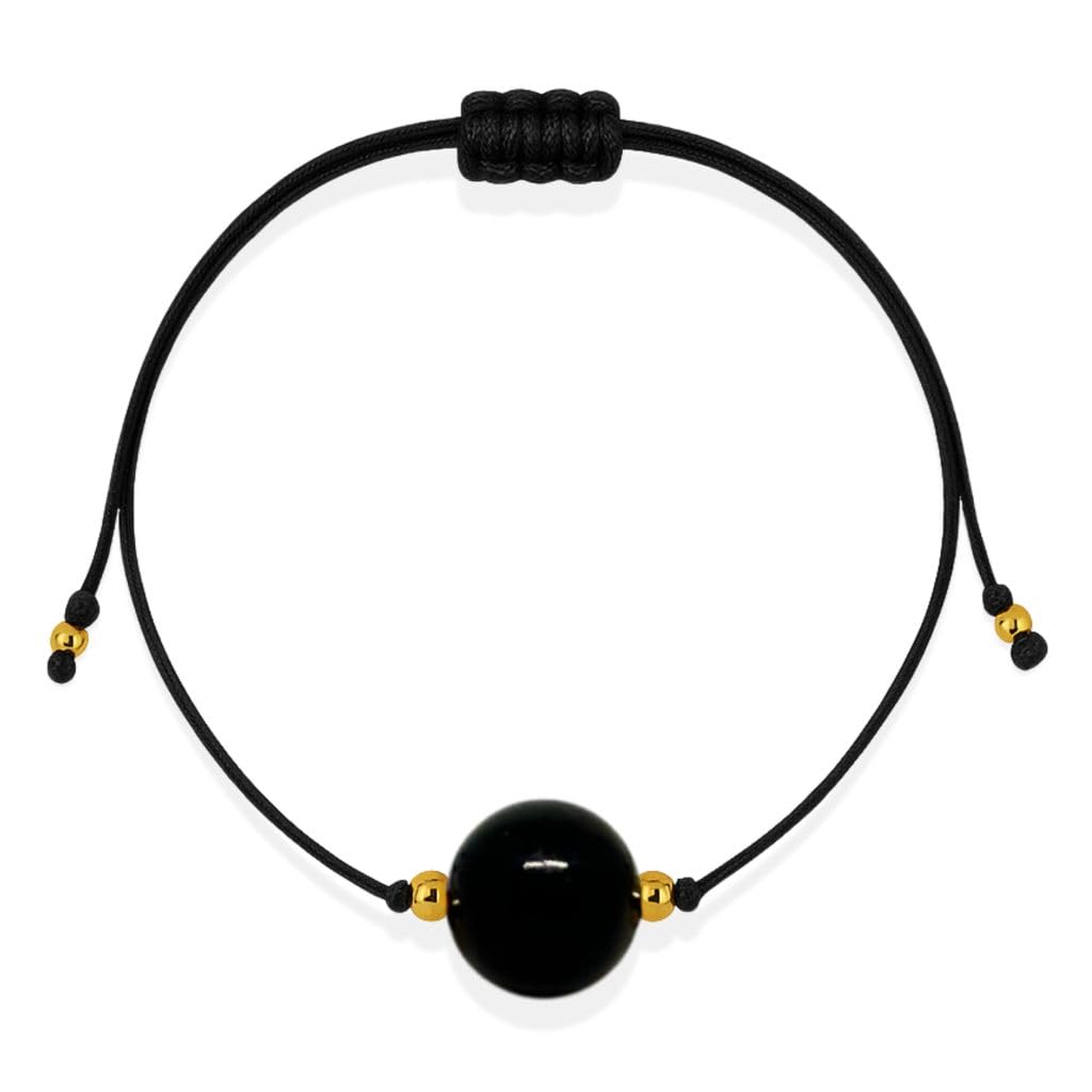 Pulsera Minimalista Turmalina Chapada en Oro 18k - Karma