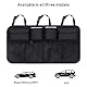 URAQT Kofferraum Organizer, Auto Aufbewahrungstasche, Kofferraumtasche, Wasserdichten Taschen mit Starkes elastisches, Zauberstabstruktur für SUV, Schwarz