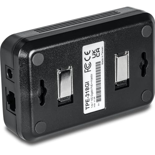 Image of TRENDnet 10G PoE++ Injector, TPE-318GI, Converts a NonPoE Port to A PoE++ 10G Port, Supplies PoE (15.4W), PoE+ (30W), or PoE++ (90W)
