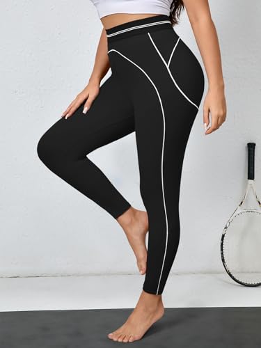 Aoysky Womens Plus Size Buttery Soft Leggings 25'' High Waisted Workout Running Gym Athletic Yoga Pants - image 2