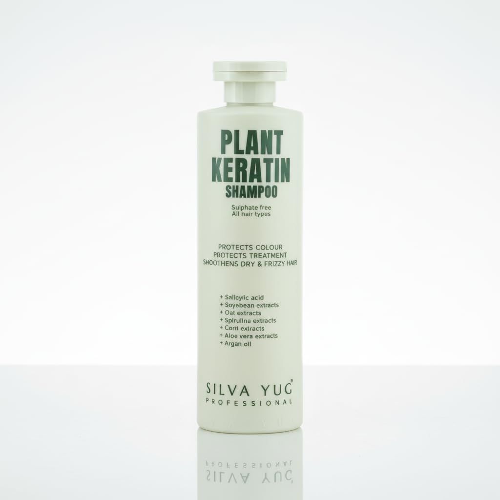 PLANT KERATIN SHAMPOO | Nourishes, Strengthens, and Protects Hair, Repairs Split Ends | Sulphate Free Shampoo (325 ml (Pack of 1))-picture-54