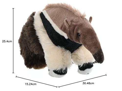 Wild Republic 11105 11652 Plüsch Ameisenbär, Cuddlekins Kuscheltier, Plüschtier, 30 cm, Multi, 12'