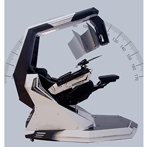 Gaming Chair, Ergonomic Office Boss Chair with Pedals and Massage, Game Cockpit for Comfort and Support - Image 6