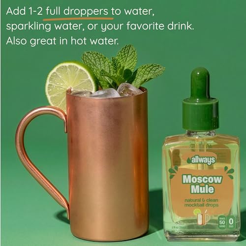 Image of Allways Drops Moscow Mule Water Enhancer | Sugar Free | 50 Servings