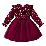 Confectionnée à partir d'un mélange de polyester et d'élasthanne, cette robe offre élasticité et confort, permettant à votre petite fille de bouger librement pendant n'importe quel événement