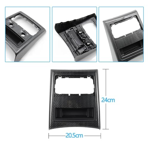 Garniture climatisation arrière carbone pour BMW E90 E91 2005-2012 Model D - 2