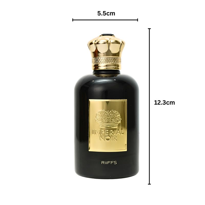 Image of RiiFFS Imperial Noir Perfume For Men | Long-Lasting Eau De Parfum | Sophisticated, Warm & Masculine - Ideal for Special Occasions - 100ml