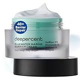 DEEPERCENT Vegan PDRN Face Moisturizer for Dry Skin Non-Sticky Korean Anti-Aging Cream,Gifts for mom,Marine 8-Peptide&Niacinamide, Fragrance Free Barrier Repair Cream for Sensitive Skin,1.69 fl oz