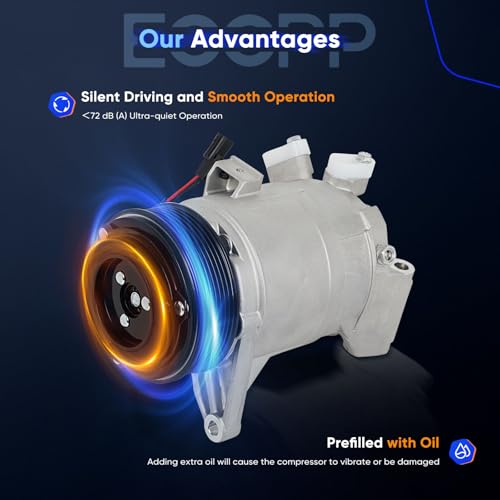 Image of ECCPP AC Compressor Fit for Nissan Murano Maxima Quest Pathfinder for Infiniti QX60 3.5L 2008-2015 AC Compressor for Car Fast Cooling