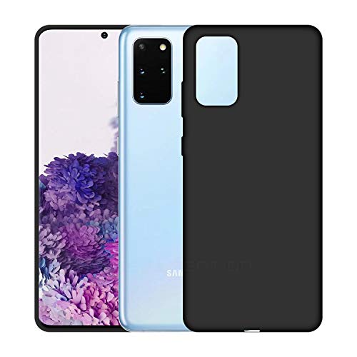 Image of Case Creation Luxurious OG Series for Samsung Galaxy S20 Plus Case Cover,Anti-Dirty Slim Case Frosted Matte Cute Candy TPU Raised Bezel (Splash of Color) Back Cover for Samsung S20 Plus -Black