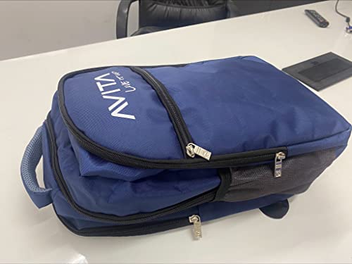 Image of AVITA 24L Laptop Backpack | Men | Women | 15 inch Laptop Compatible | 3 compartments | Office Business Casual (Blue)