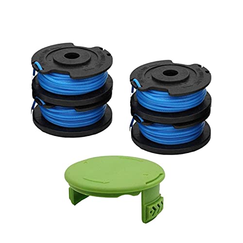 YUEFENG 4 Pack String Trimmer Replacement Spools 29252 Compatible with Greenworks 21332 21342 24V 40V 80V Cordless Trimmer