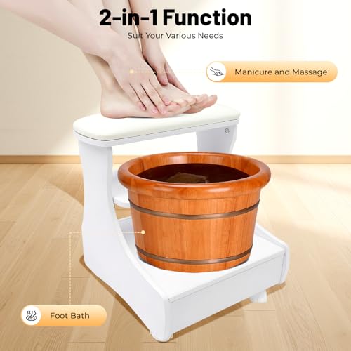 Carrito para Spa de Pies con Ruedas KWHXJ miniatura 5