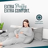 CnA Stores Orthopaedic V-Shaped Pillow Extra Cushioning Support For Head, Neck & Back (Grey, V-pillow With Cover) - Image 4