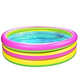 Joy joz Piscina Inflable de 1,5 m para Niños Piscina Jardín Piscina Verano Juguetes para la Familia al Aire Libre Interior