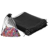 Utilisations Polyvalentes: Ces sachets en maille à cordonnets sont parfaits pour les mariages, festivals et fêtes, et peuvent être utilisés comme cadeaux favoris, pour ranger de petits bijoux, ou pour emballer des babioles et friandises, etc.