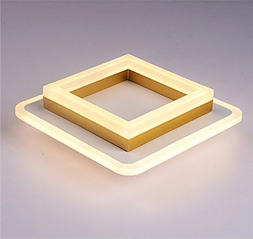 Luzes de teto modernas nórdicas de 20W Lâmpada de teto simples de montagem semi-embutida Luz de teto