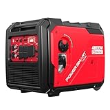 5000 Watt Portable Inverter Generator with Electric Start, 30 Amp for Home Use and Emergency Backup, CO Protect, Super Quiet