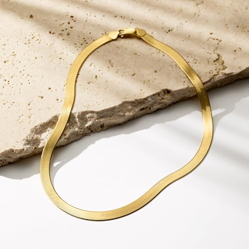 Ross-Simons Italian 6mm Herringbone Chain Necklace3