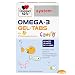 Produktbild Doppelherz system OMEGA-3 family Gel Tabs  Enthält 180 mg DHA, ein Baustein des Gehirns, als Tagesportion (2 Gel-Tabs)  60 Tabs