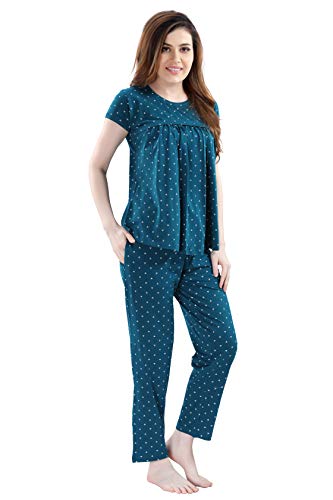 Image of AV2 Women's Cotton All Over Print Top And Pajama Set Pack Of 1