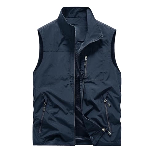 Gilet de sport homme grande taille veste sans manches décontractée légère printemps