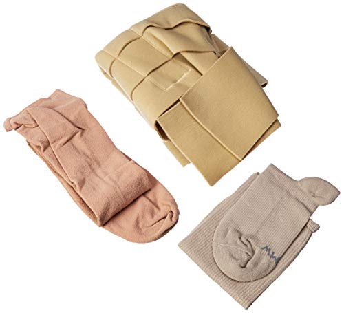 Jobst FarrowWrap Basic Legpiece, Tan with Compression Sock, BSN Jobst FarrowMed (Regular, X-Large)